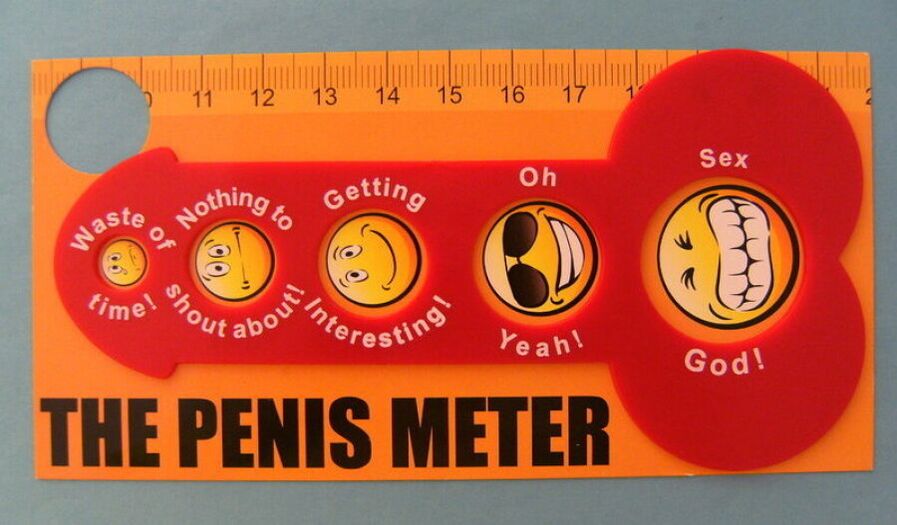 Measures the male penis